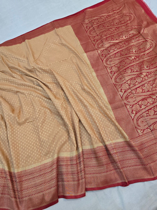 Onam Special – Premium dual shade Banarasi  Georgette Saree [ product code:- 0095 ]