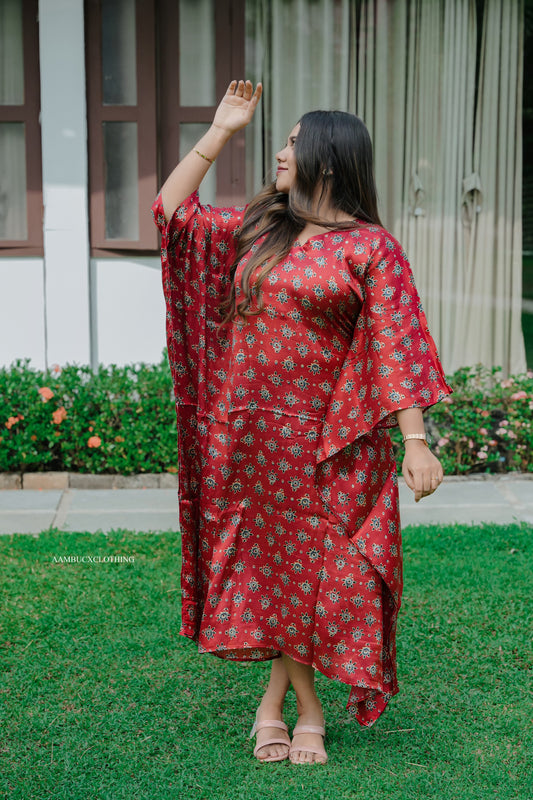 Soft premium Modal satin kaftan [product code:0068]