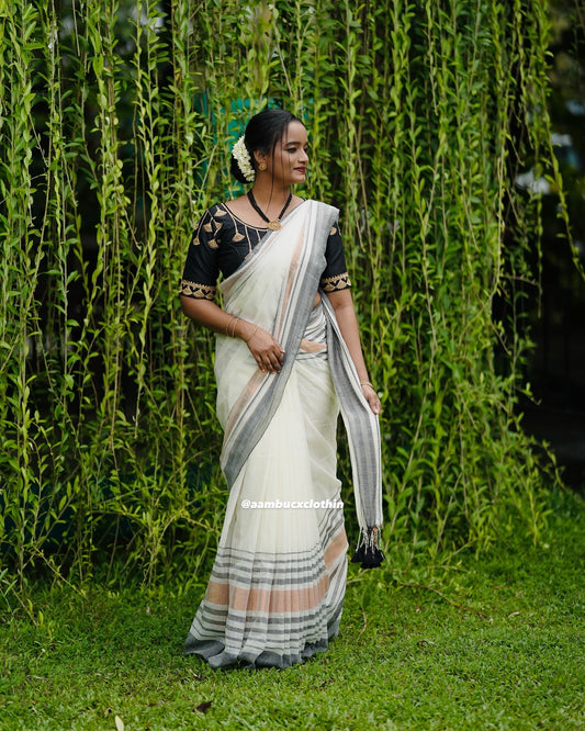 Mul cotton saree 120gsm with out blouse piece [ product code:-0042]